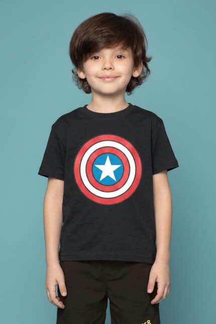 Nexus Fits Kid's Captain America Tee Shirt